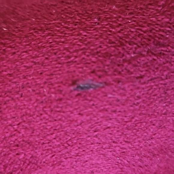 Katliu Red Faux Suede Heeled Boots NIB - Picture 10 of 14